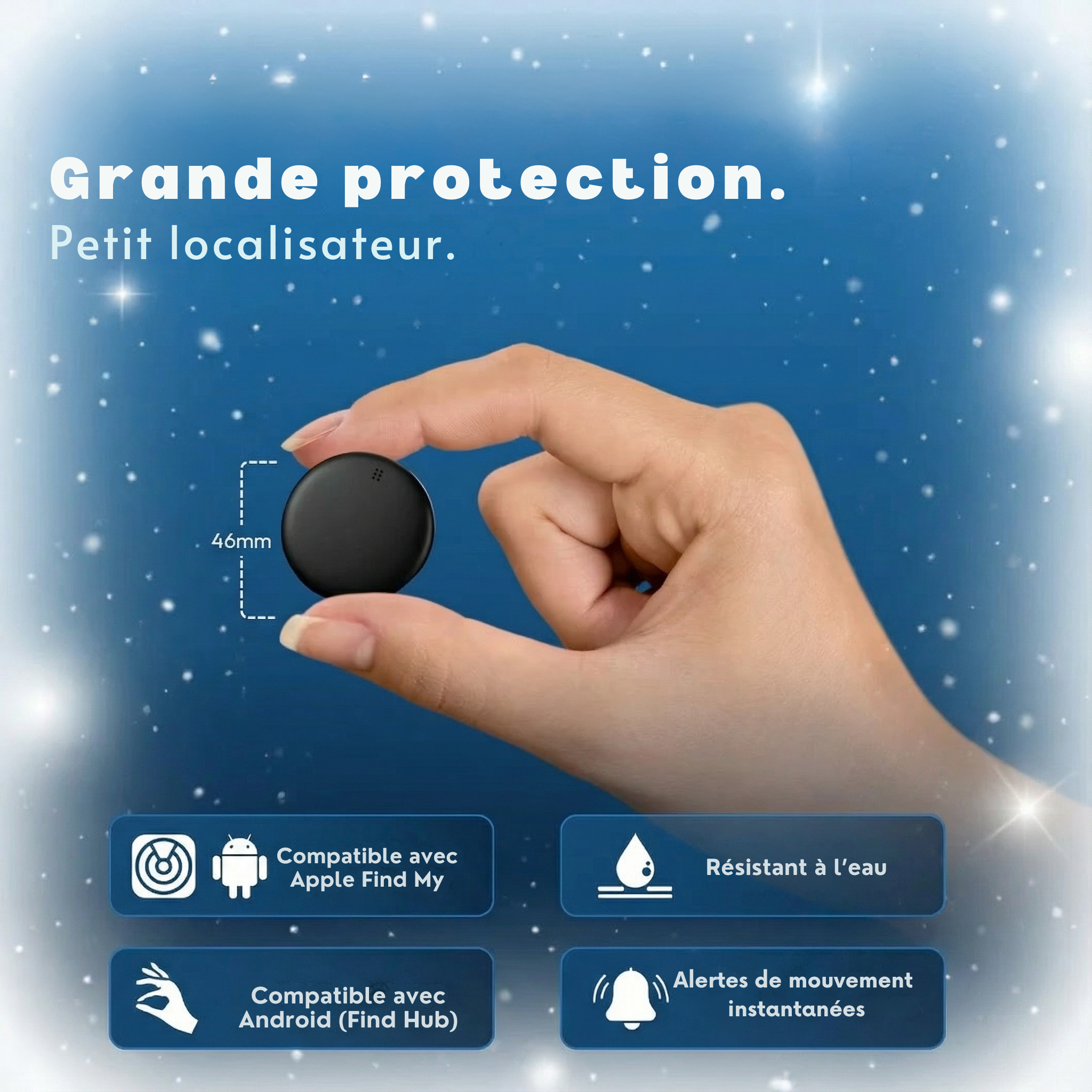 Tracky™ – Pas seulement un localisateur GPS pour voitures. Votre chercheur de tout.